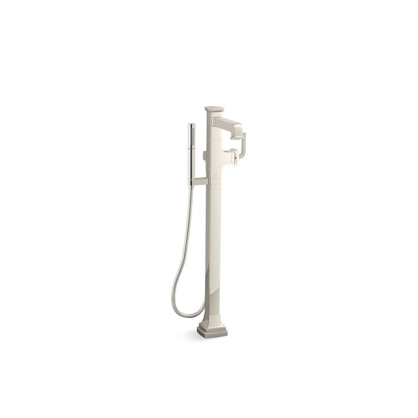 Kohler Riff Freestanding Bath Faucet Trim Vibrant Polished Nickel T27408-4-SN - main